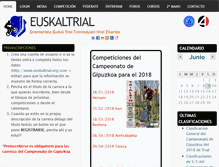 Tablet Screenshot of euskaltrial.org